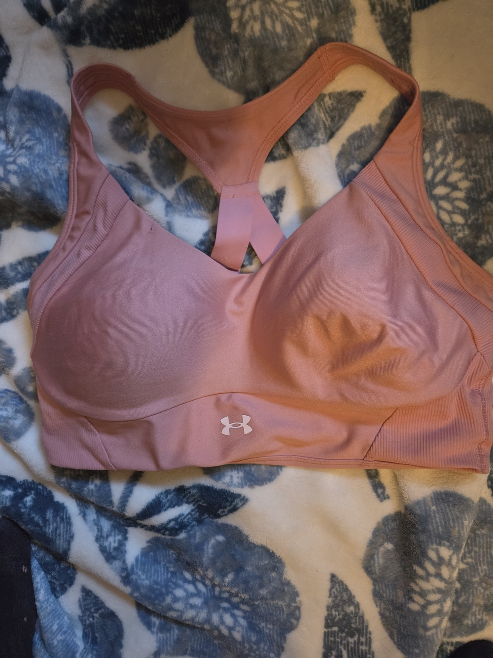 Under Armour Dusty Rose Racerback Light Support Sports Bra